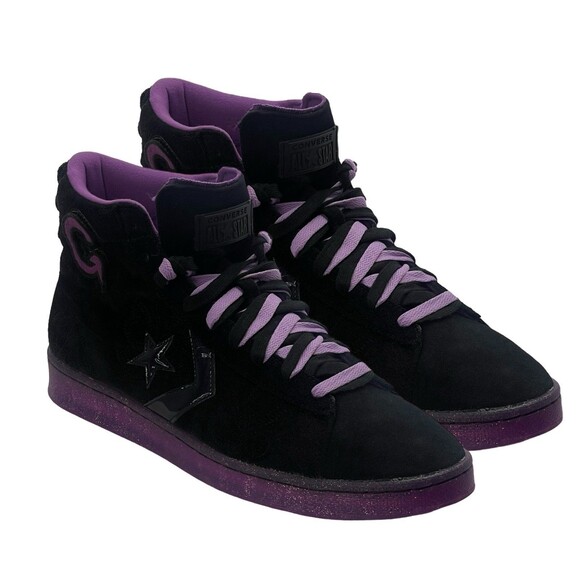 Special Edition Disney Descendants Converse Pro High-Top Sneakers sz12 mens - Picture 1 of 12